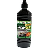 La zappa Feueranzünder Diavolina, flüssig, für Grill, Grill, Öfen und Kamine, 1 l