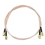 FELTECHELECTR 2 Stück Sma stecker Sma stecker Koaxialkabel Antennenverlängerungskabel für Lte GPS Wifi Router Funkgeräte mit Langlebigen Messingsteckern und Kupferleitung
