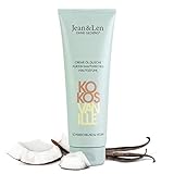 Jean & Len Creme-Öl Dusche Kokos & Vanille, für trockene Haut, reichhaltige Formulierung, für ein sanft gereinigtes und spürbar geschmeidiges Hautgefühl, pH-hautideal, veganes Duschgel, 250 ml