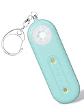 ROTOPATA Selbstverteidigung Taschenalarm für Frauen, Aufladbar Persönlicher Alarm Schlüsselanhänger, 130DB Schrillalarm Self Defense Siren Keychain mit LED Stroboskoplicht für Kinder (Hellblau)