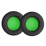 TEHAUX Ersatz ohrpolster Kompatibel mit Razer Kraken Grüne Atmungsaktive Weiche Headset Kissen aus Proteinleder für Komfortables Tragen und Optimalen Gehörschutz