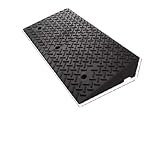 Kabelkanal Rampe Gummi- und Kunststoff-Trittbrett-Rampenbordstein, Haushaltsauto-Straßenschwelle, Kletterdreieck-Pad, Bremsschwelle, bergauf, entlang der Straße(Color8 100x50x10CM)