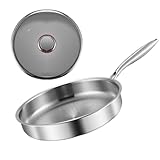 ohne Stick: Bratpfanne, Küchenutensilien mit Deckel | Kochblech für die Küche, Restaurant, Wohnung zu Hause, elektrische Induktion Restaurierung, Grill Pancake Pfannkuchen-Tortilla