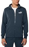 PUMA Sweatjacke Herren ohne Kapuze, Sportjacke, Trainingsjacke, Statement Deluxe Edition, Dark Night, Größe L