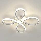 Comely LED Deckenleuchte, 30W 3375LM Modern LED Deckenlampe Deckenbeleuchtung für Wohnzimmer Schlafzimmer Esszimmer, Neutrales Licht 4500K, 30cm, Weiß