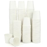 400 Stück 60ml 2oz Espresso Pappbecher, Kleine Badezimmer-Mundspülbecher, Probierbecher, Trinkbecher Partybecher, Mini Kaffeebecher Papierbecher für Kaffee Wasser Getränke, Pappbecher für Party