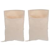 FOMIYES Eisbeutel aus Canvas 2 Stück 13,4X8,7 Zoll Reißfest zum Zerdrücken von Eis für Bar und Party Vielseitig mit Platzsparender Aufbewahrung im Schrank