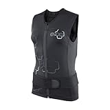 EVOC PROTECTOR VEST LITE WOMEN Damen Protektorenweste, Schutzweste für Action Sportarten (LITESHIELD PLUS-Rückenprotektor, schützende EVA-Polster, AIROFLEX-Hüftgurt, Waschbar, Größe: L), Schwarz