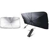 GHHVM Sonnenschutz Auto Frontscheibe für Dodge Journey SUV, Faltbare Auto Windschutzscheibe Sonnenblende UV-Schutz & Hitzeblock Innen