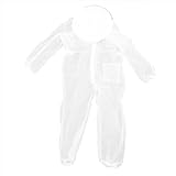 Zisemeil Imkerjacke, Anti-Bienenbiss, transparent, einteilig, Nylon-Netz, Imkeranzug, Bienenkleidung, Bekleidungszubehör (XL)