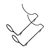 TOYANDONA 2 Stück Wandmontiertes Weinregal aus Hochwertigem Schmiedeeisen Stabiles Flaschenhalter Schwarz Platzsparend und Robust für Küche Bar und Home Weinflaschendekor