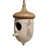 Kolibri-Häuser für draußen zum Nisten - Humming Vogelnest zum Aufhängen,Kolibri Hütte Nesting für Schwallow Sparrow Wren Häuser Delr