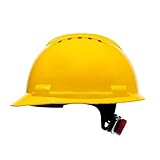 BBU SP200T - Gelber Schutzhelm - EN 397 Bauhelm - Bauhelme Erwachsene - Bauarbeiterhelm Erwachsene - Bauarbeiterhelm