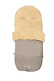 Altabebe MT2280LP-61 Winter Lammfellfußsack für Bugaboo and Joolz Nordkap Kollektion 12-36 Monate, beige