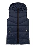 NAME IT Mädchen Nkfmonay Vest Pb Steppweste, Blau, 122