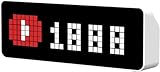 ULANZI TC001 Smart Pixel Clock, Social Media Counter, Digitaler Wecker mit Wetter, AWTRIX Simulator, Retro Pixel Art Anzeigetafel Pomodoro Uhr Nachttisch Gaming Zimmer & Büro Dekor