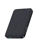 Baseus Enerfill MagSafe Powerbank 10000mAh 22.5W Magnetische Power Bank USB C, Kabellose Externe Handyakkus Wireless Mini Powerbank Kompatibel mit iPhone 17/16/15/14/13/12/Pro/Pro Max Serie, Schwarz