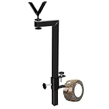 Tragbarer Jagdbaumständer, Höhenverstellbar, Schwarz, Schießstock Für Jagdgewehre, Rostfreie, Blinde Turmpistolen-Einbeinstative, Robuste Und Stabile Bauweise, Für Reisen, Rucksackreisen, Camping