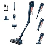 Philips SpeedPro Max Kabelloser Staubsauger 5000 Series Flex, Leistungsstarke Saugkraft, 60 Min. Laufzeit, Düse mit LED-Beleuchtung, Tierhaar-Düse, Fugendüse & Kombi-Zubehör, inkl. Display (XC5243/10)