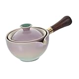 PAMINGONO Rotierende Tragbarer Wasserkocher Tragbarer Teekessel Tragbarer Wasserkocher Keramiktopf Rotierende Haushalts Wasserkocher Teekannen Tee Heizungskessel