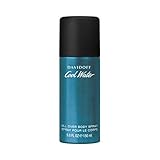 DAVIDOFF Cool Water Man Deodorant Natural Spray, All Over Body Spray, aromatisch-frischer Herrenduft, 150ml