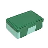Brotdose Groß, Lunchbox mit Trennfächern Meal Prep Boxen Auslaufsicher Brotbox Mädchen & Jungen Vesperdose To-Go Brotzeitbox Erwachsene Kunststoff Frühstücksbox Essensbox für Büro, Unterwegs