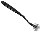 Nadelrad, Nervenrad, Zackenrad nach Wartenberg für Sensibilitätstest, Neurologisches pinwheel Neurotest Rostfrei 17 cm 1 rad, Schwarz