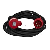 NAKA CEE Verlängerungskabel Starkstromkabel Stromkabel Kabel 16A 5x2,5mm2 50m 211150