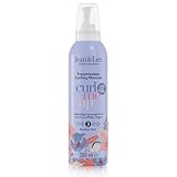 Jean & Len Curling Mousse, für definierte Locken mit Sprungkraft, bändigt Frizz, mit Vitamin E & Panthenol, geeignet für die Curly Girl Methode, ohne Parabene & Silikone, Lockenschaum vegan, 200 ml