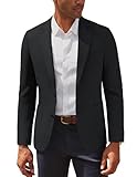 PJ PAUL JONES Sakkos für Herren Slim Fit Blazer Sportlich Modern Anzugjacke Schwarz M