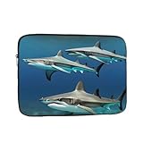 Hammerhead Haie Druck Laptoptasche Schutzkollektion, innere Tasche Laptop Mappe Tragbare Arbeitstasche