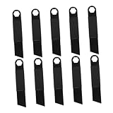 Toddmomy 20 Stück Feuerschaber für den Außenbereich Überlebenswerkzeug Camping Feuerstarter Outdoor Tools feuerstahl Camping-Werkzeuge Camping-Feuerstarter Rostfreier Stahl Black