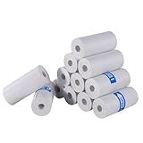 Thermal Paper for Children, Instant Camera 12 Rolls, Thermal Paper Children's Camera, Thermal Printer Paper, White, Zero Inks Printing Paper - Easy to Replace
