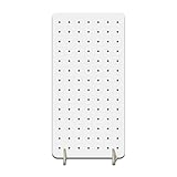 PFCDZDU Stecktafel Kombination Organizer, Freistehend Raumteiler Paneele Kit, Tragbar Display Regal Aufbewahrung Trennwand Für Büro Zuhause Wohnzimmer Fitnessstudio(Weiß,60x120cm)