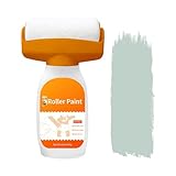 Kleine Walzenpinselfarbe – Wandreparaturwalzenfarbe | Reparaturfarbe Wand Tragbare Walzenbürste, integriertes Design Wandreparaturwerkzeug für Spielzimmer, Schlafzimmer, Küche und Wohnzimmer