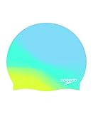 Speedo Junior Multi Silicone Badekappe für Unisex Kinder, Blau, One Size