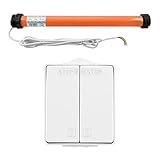 3T-MOTORS Markisenmotor Set 3T45-50 + AP-Schalter (Zugkraft 50 Nm/100 kg) für 78 mm Markisenwelle, zum Nachrüsten bei Markisen bis 8 m Ausladung, einfache Montage mit Zubehör, Markisenantrieb