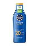 NIVEA 4005808407705 Spf20 Sonnenmilch, 1er Pack (1 x 0.2 kg)