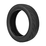 UTTASU 10 Zoll 60/70-6,5 Tubeless Scooter-Reifen - Verdickte Lauffläche für verbesserten Grip und lang anhaltende Leistung, kompatibel mit Elektrorollern, Schwarz