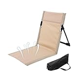 COMFOLIVING Strandliege, tragbar, Strandstuhl, verstellbar und wasserdicht, für Reisen, Strand, Innen- und Außenbereich