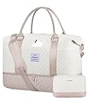 LOVEVOOK Reisetasche Damen Sporttasche mit Schuhfach Groß Handgepäck Tasche für Flugzeug Weekender Travel Duffle Cabin Bag Women Carry On Luggage Kliniktasche Geburt Set für Gym Strand Sauna Camping