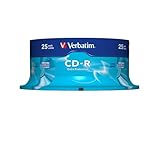 Verbatim CD-R Extra Protection, CD-Rohlinge mit 700 MB Datenspeicher, ideal für Foto- und Video-Aufnahmen, kompatibel mit jedem konventionellen CD-Laufwerk, 25er Pack Spindel