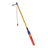 Idena 8330026 - LED-Laternenstab, Länge 39 cm, batteriebetrieben, LED-Licht, Mehrfarbig, St. Martin, Lichterfest, Laternenumzug, Advent, Weihnachten
