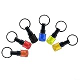 Sechskant-Schraubendreher-Bithalter-Verlängerungsstange, 6 Stück, 35,6 cm, Schlüsselanhänger-Adapter, kompatibel mit 1/4-Zoll-Sechskant-Schnellschaft für verschiedene Kraft- und Handtreiber (B)