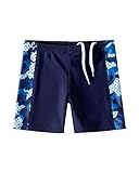 PAEHUIMT Badehose Jungen, Badeshorts Kinder, für Junge 3-12 Jahre (8-9 Jahre, Blau)