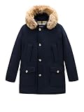 WOOLRICH Arctic Detachable Fur Parka Jacke für Herren, CFWOOU0482MRUT0001, Blau, Siehe Foto, XXL