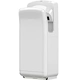 GFJTJAO Händetrockner Bathroom Hand Dryer with HEPA Filter Vertical Automatic Hand Dryer for Commercial and Domestic Locations(White)