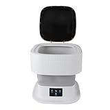 Mini -Waschmaschine, Unterwäsche Waschmaschine 11.5L Falten Sie Große Kapazität 3 Modi mit LCD -Touchscreen Mini Tragbare für Kleine Handtücher, Korsetts, Unterwäsche, Socken (EU-Stecker)