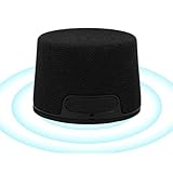 Cuifati Magnetischer Bluetooth-Lautsprecher, 2-in-1-Lautsprecher mit Magnetischem Telefonständer, 3 W Niedrige Latenz mit Trageband, für Zuhause, Im Freien und auf Reisen (Black)