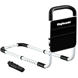 KingPavonini Aufstehhilfe Bett für Ältere Erwachsene, Verstellbare Betthilfsgitter mit Aufbewahrungstasche, für Ältere Erwachsene, Behinderte, für Kingsize, Queensize, Double, Einzel und Medium-Betten